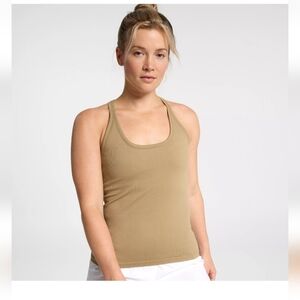 NWT DSG Women's Sport Tank Top Seamless Support Brown Size XS